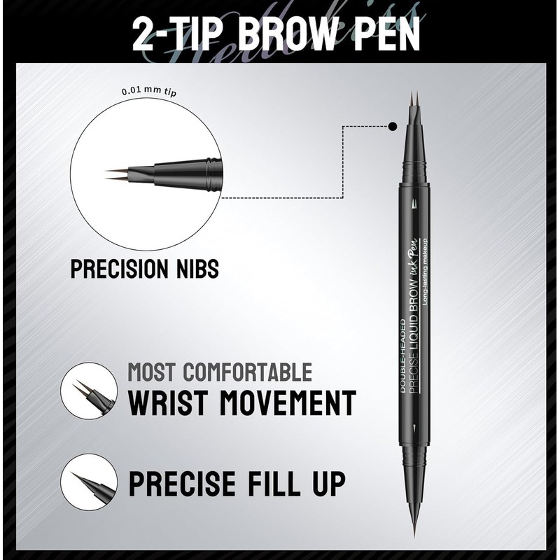 Microblading Eyebrow Pen,Liquid Eyebrow Pen,Magical Curved Brow Pen, Microblading EyebrowPen