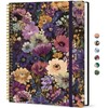 Aesthetic Lined Spiral Journal Notebook For Women, 8.5"x11" Cute Large