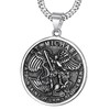 BOBIJOO JEWELRY - Pendentif Médaille Saint Michel Michael Archange Patron