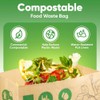 Kitchen Food Waste Bags – 40 bags – 100% Compostable