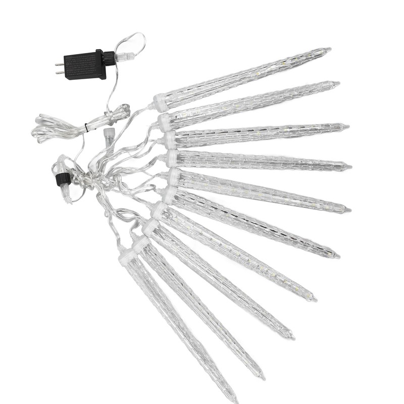 4W Meteor Shower Lights 7V 6.6ft IP65 Waterproof Plastic Christmas
