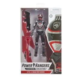 Power Rangers Lightning Collection S.P.D. A-Squad Red Ranger Premium 6-Inch Action Figure Collectable Series Inspired Accessories