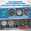 17 Inch Hubcaps Wheel Covers, Universal Hub Caps Set of