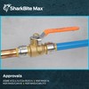 SharkBite Max 1 x 1 Inch Ball Valve, Push To