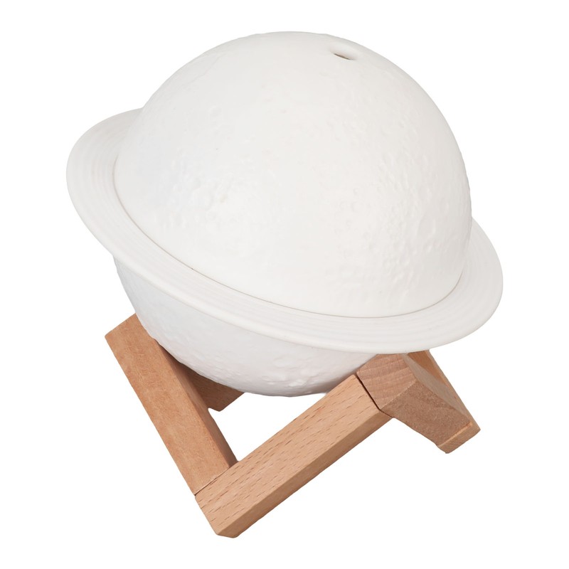 Mini Planet Humidifier LED Moon Lamp Diffuser Rechargeable Planetary USB