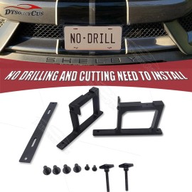 dyso Front License Plate Mount Bracket for Ford Mustang Shelby GT350/350R 2015-2021