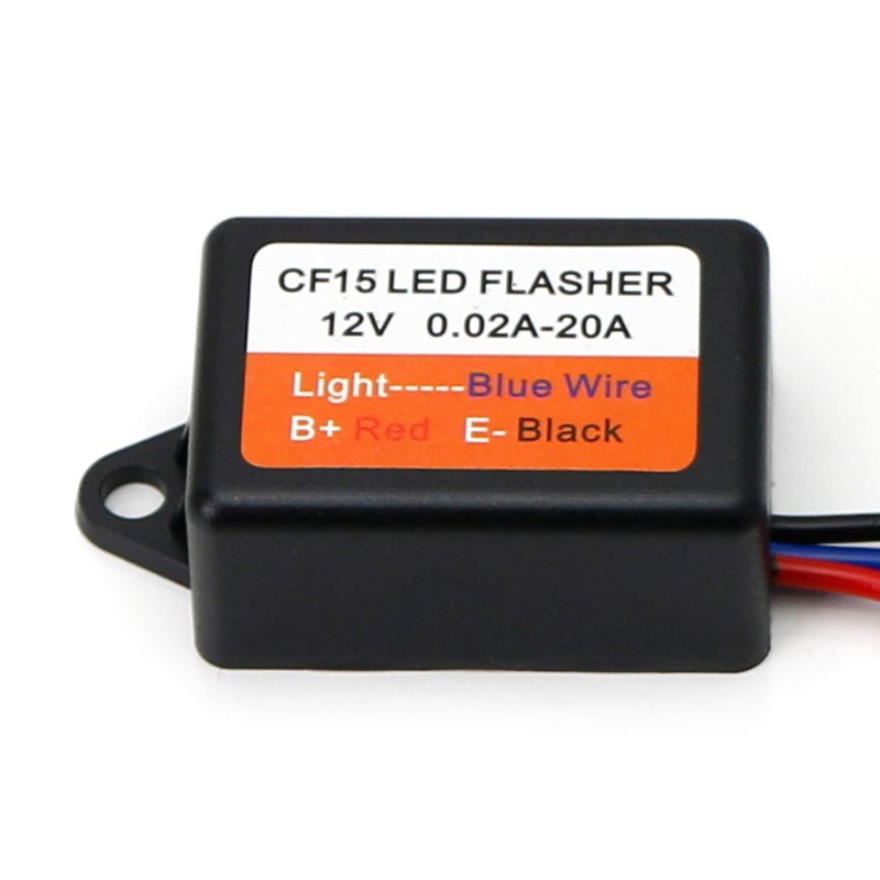 iJDMTOY 3-Pin CF13/CF14 Interchangeable CF15 Electronic LED Flasher Relay As
