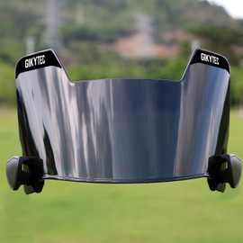 GIKYTEC Football Visor Youth Football Visor for Helmet Fits Youth and Adult Football Helmets (Black)