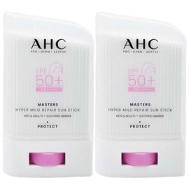 AHC HC Masters Hyper Mild Repair Pink Sun Stick 22g x 2 / AHC 에이에이치씨마스터즈 하이퍼 마일드 리페어 핑크선스틱 22g x2개