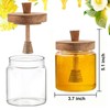 Bekith 2 Pack 18oz Glass Honey Pot with Dipper and