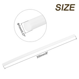 uxcell Mini Hot Glue Sticks for Glue Gun 0.27-inch x 8-inch White 6pcs