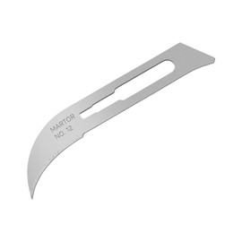 Martor 12.50 Scalpel Blade No.12, Silver