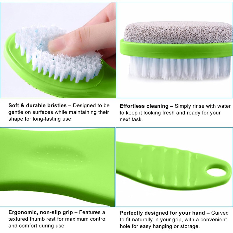 WAFJAMF Foot Stone Brush Exfoliating Brush Shower Foot Srubber with