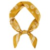 GERINLY Vintage Silk Feel Square Scarf for Men Satin Bandana