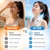 Bladeless Neck Fan for Hands-Free Cooling – 5-Speed USB Rechargeable