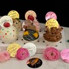 Decoración para cupcakes, 40 piezas de acrílico para el día