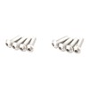 Kyosho Button Bis (X M3 X 10) (Hex/TITANIUM/8, 50-Pack) For RC