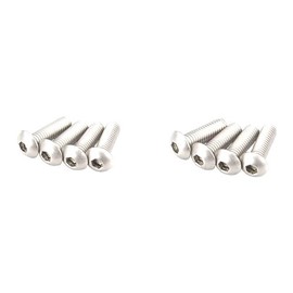 Kyosho Button Bis (X M3 X 10) (Hex/TITANIUM/8, 50-Pack) For RC Parts 1 – s13010ht