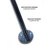 Kitchen Hero 2 Pairs of Wooden Chinese Chopsticks, Black and