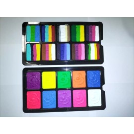 Bond's Boutique Maquillaje Arcoiris Y Neón Pack Body Paint
