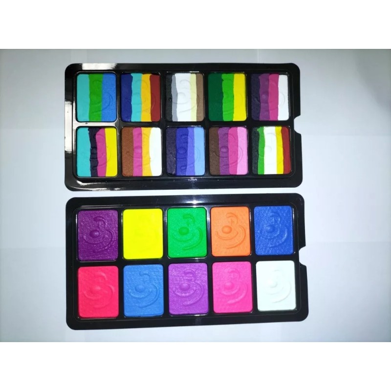 Bond's Boutique Maquillaje Arcoiris Y Neón Pack Body Paint