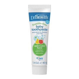 Dr. Brown's Dr Brown's Fluoride Free Baby Toothpaste Apple Pear 1.4oz Infant Oral Care