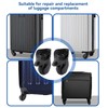 Hominas Luggage Suitcase Wheels, Pack of 2 Replacement Luggage Wheels,