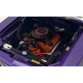 1971 Plymouth Barracuda DCD in Violet Metallic White Limited Edition 1/18 Diecast Model Car Worldwide 350 Pieces ACME