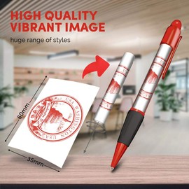 Destination Vinyl ltd Beautiful and comfortable Red Ballpoint Pen (Black Ink) - Washington D.C. United States #5753