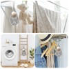 Peg Bag for Washing Line with Hanger, Washable Conical Peg