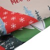 4pcs Chair Covers Soft Elastic Stretch Santa Claus Pattern Dining