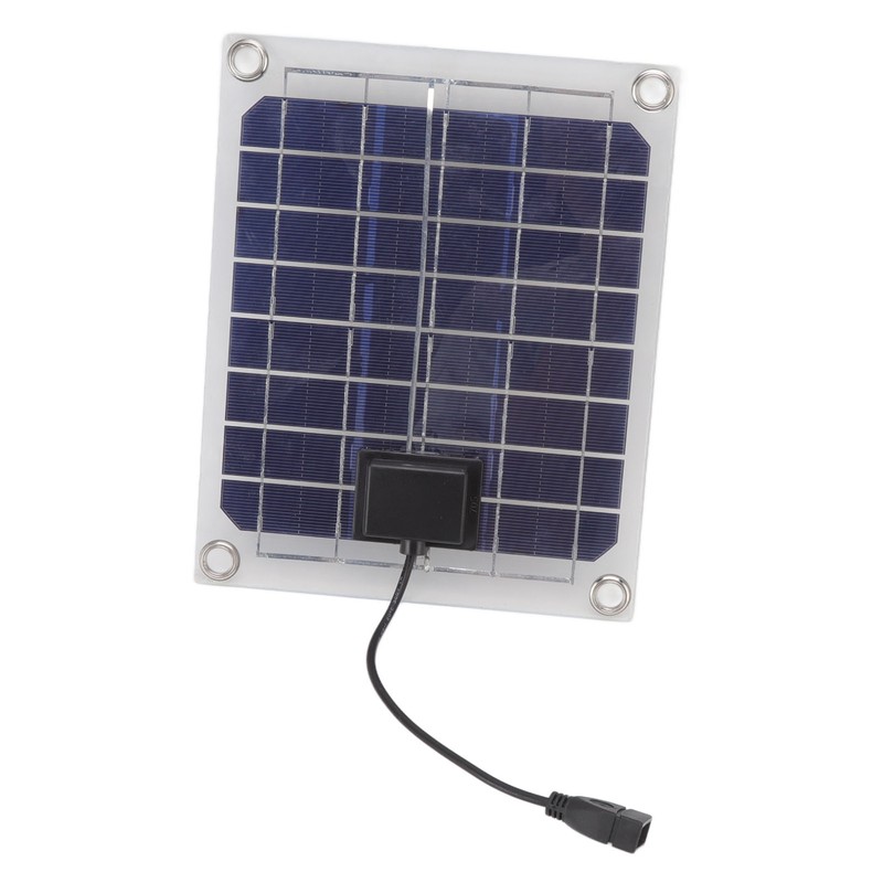 Solar Panel 10W USB Output Transparent Design Double Sided Power