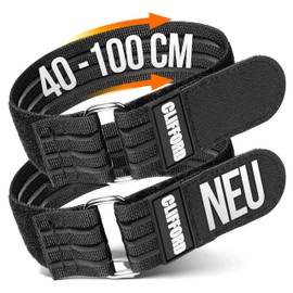 CLIFFORD Velcro lashing straps, lashing strap, bicycle, outdoor, garage, short lashing straps, bicycle carrier accessories, bicycle lashing strap, small, fastening strap, lashing straps, short I strap