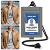 IronSeals Tactical ID Card Holder Hook & Loop Patch Badge