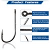 Baitholder Fishing Hooks Trout Panfisn Catfish Basss Hooks Fishing (6#,