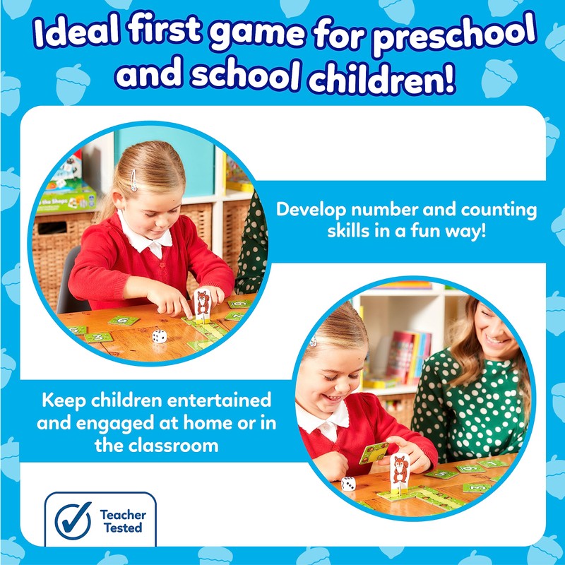 Orchard Toys Nutty Numbers Game, Educational Number and Counting Game,