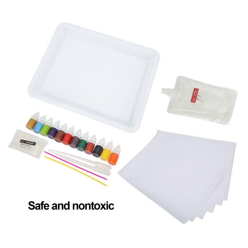 Marble Painting Kit Zero Based Painting DIY Handcraft Safe Harmless