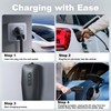 Level 1&2 EV Charger, Electric Vehicle Portable Charger with 20FT