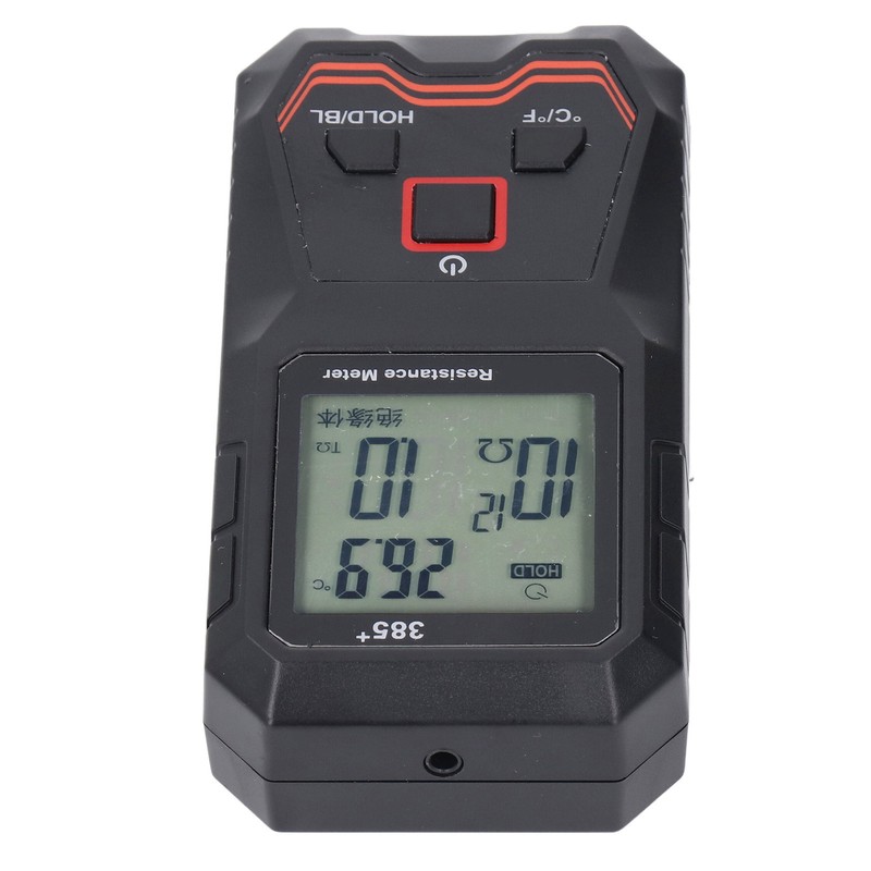 Resistance Tester LCD Display Auto Recognition Quick Response Resistance Meter