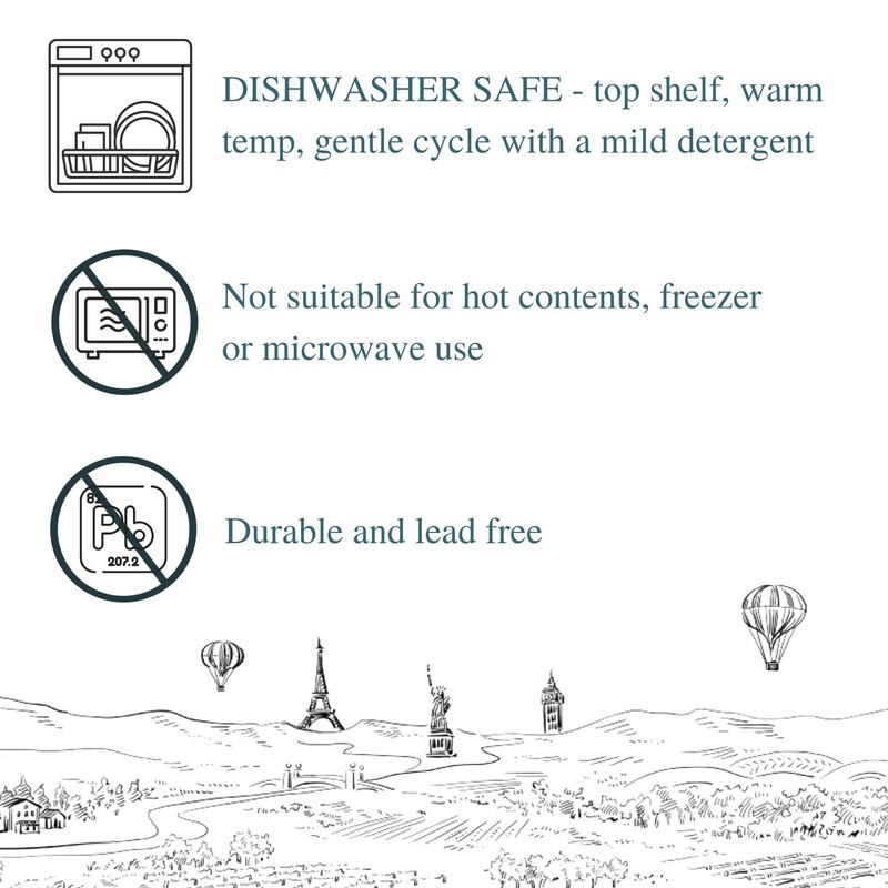 Juliska Florence Double Old Fashioned Glass