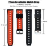 22mm Quick Release Silicone Watch Band for Garmin Vivoactive 4