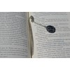 Snowflake Obsidian Stone Bookmark