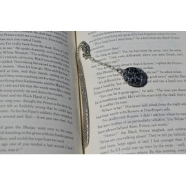 Snowflake Obsidian Stone Bookmark