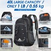Hiking Backpack Men Women 40L Waterproof Backpack Foldable Lightweight Travel