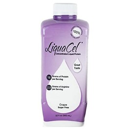 Global Health Products LiquaCel Liquid Protein, 3 Pack of 32 Ounces Grape
