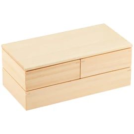Yamako 27405 Kiso Hinoki, 2-Tier Box Set