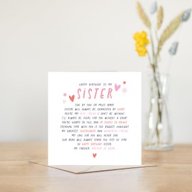Manta Makes Sister Birthday card, happy birthday card from sister, happy birthday cards for sister, birthday cards for women, sister birthday card adult, happy birthday sister card (To my sister)