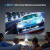 HY300 Pro Mini Projector, Native 720P HD Supports 4K, Android
