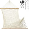 Lazy Daze 13 Ft Double Handwoven Polyester Rope Hammock with