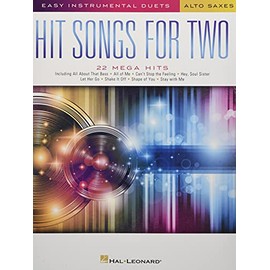 Easy Instrumental Duets Hit Songs -For Two Alto Saxophones- (Book): Noten für Alt-Saxophon